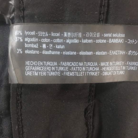 Zara High Waisted Black Trousers - Picture 6 of 7